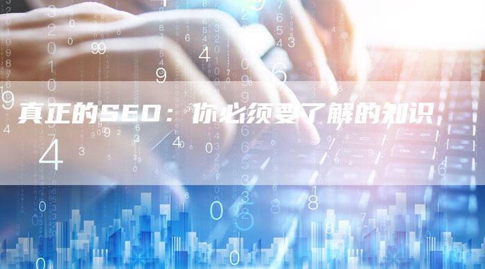 真正的SEO：你必须要了解的知识