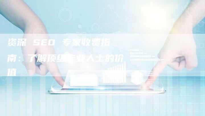 资深 SEO 专家收费指南：了解顶级专业人士的价值-速发外链网