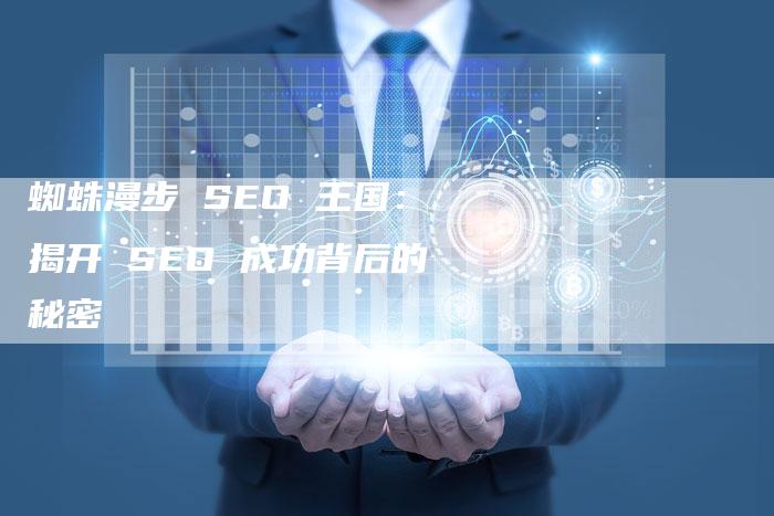 蜘蛛漫步 SEO 王国：揭开 SEO 成功背后的秘密