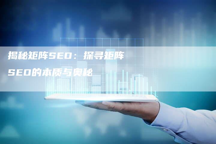 揭秘矩阵SEO：探寻矩阵SEO的本质与奥秘-速发外链网