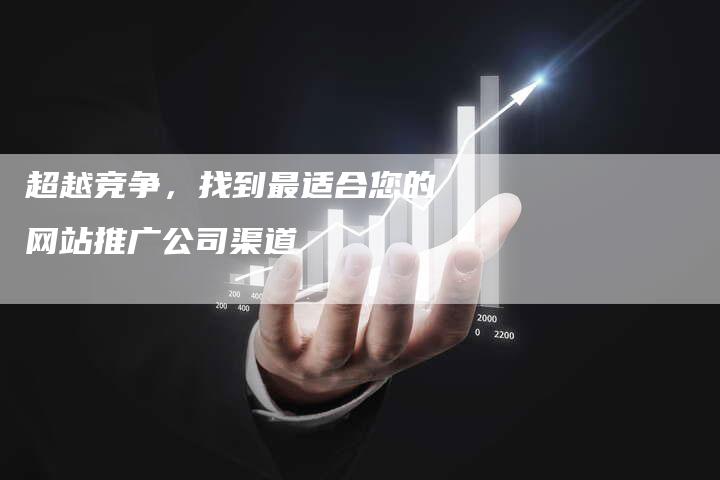 超越竞争，找到最适合您的网站推广公司渠道